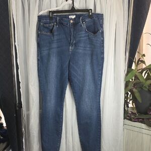 Good American Dark Blue Skinny Jeans